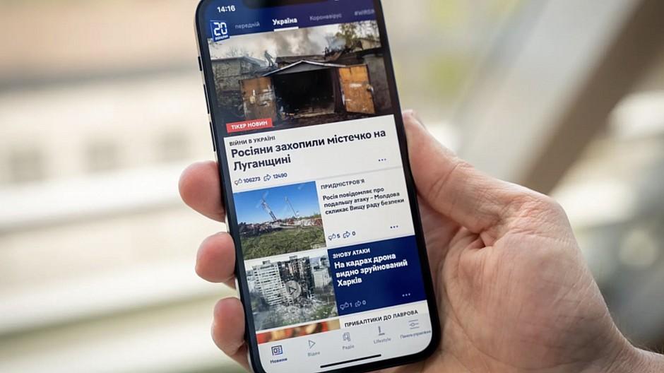 TX Group: 20 Minuten gibt es jetzt auf Ukrainisch