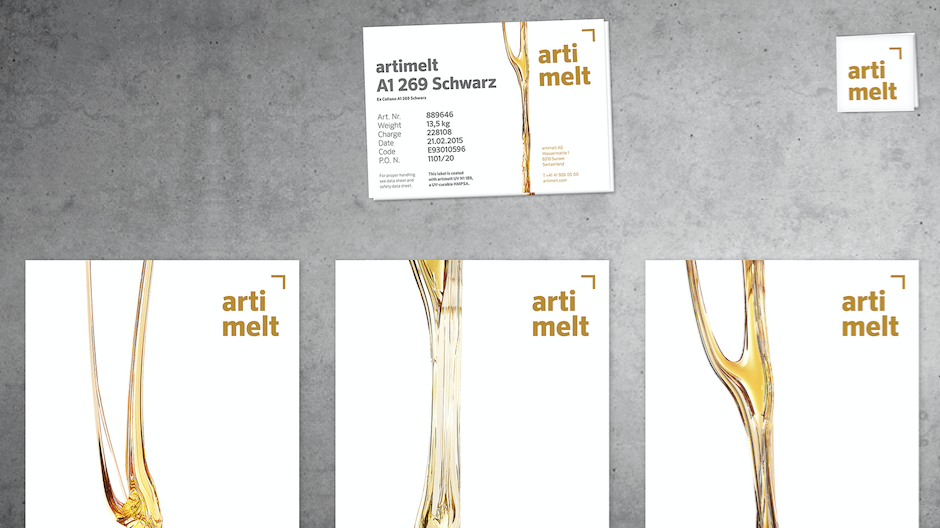 Bühler&Bühler: Schmelzklebstoff im Corporate Design