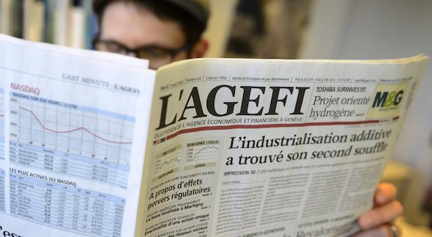 L'Agefi: Wirtschaftszeitung in finanziellen Schwierigkeiten