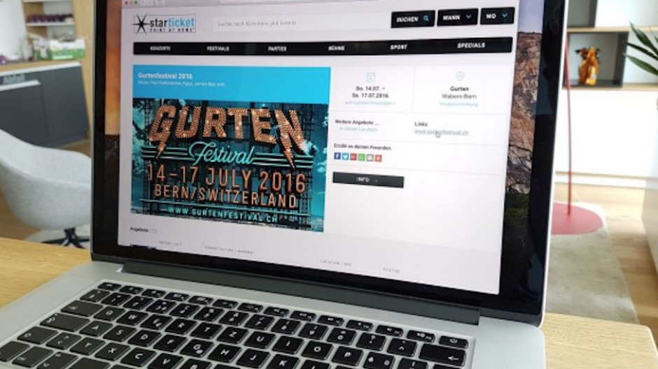 Starticket: Ticketansturm für Gurtenfestival war zu viel