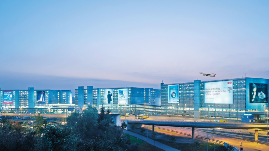 Clear Channel: Vertrag mit Flughafen Zürich erneuert