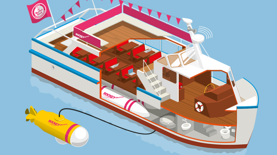 Rocket: Die Luzerner Agentur verbringt den Sommer auf dem See