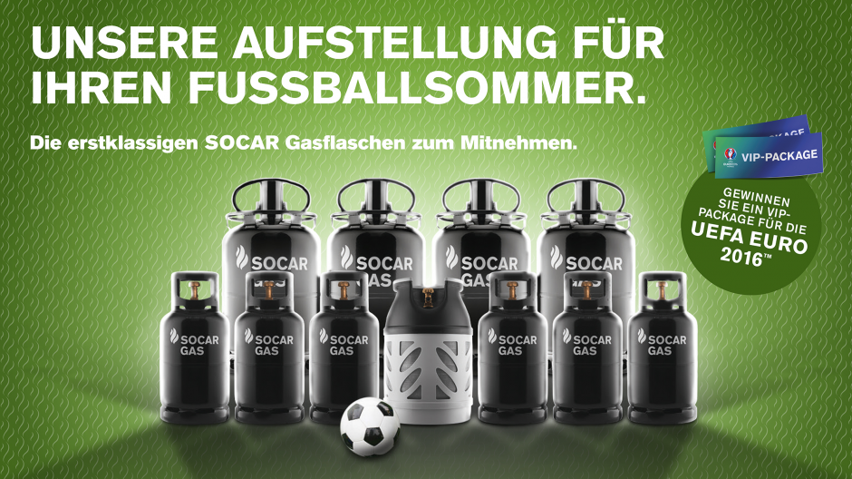 Jung von Matt/brand identity: Mannschaft aus Gasflaschen