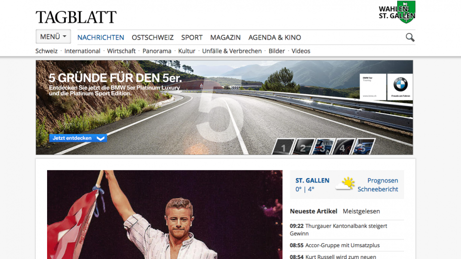 NZZ: Neuer Online-Auftritt für NLZ und SGTB