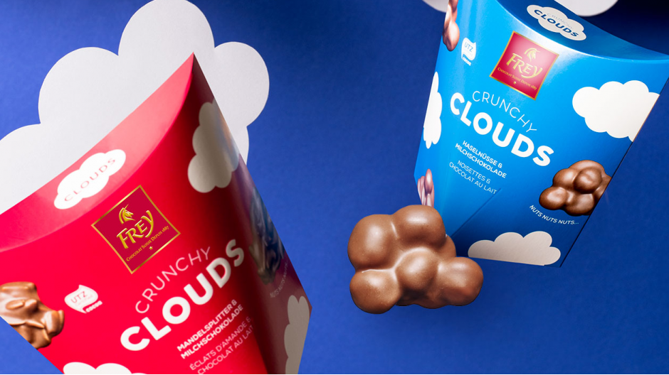 Studio Schoch: Crunchy Clouds für Chocolat Frey