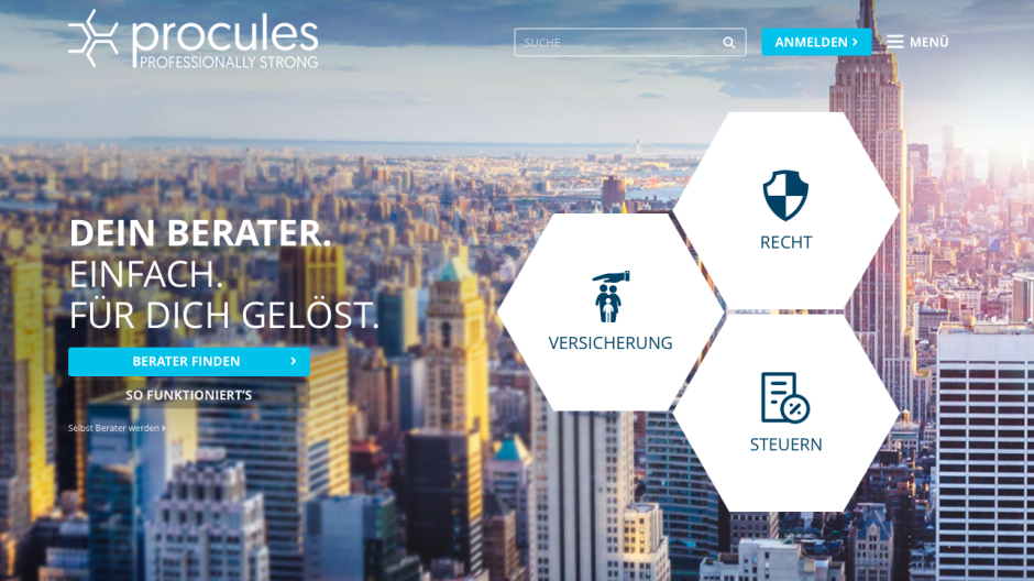 Procules: Plattform mit persönlichen Beratern