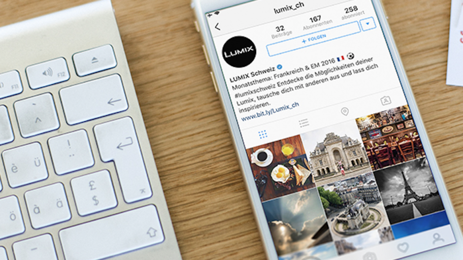 Goldbach Interactive: Lumix Schweiz setzt auf Instagram auf die User