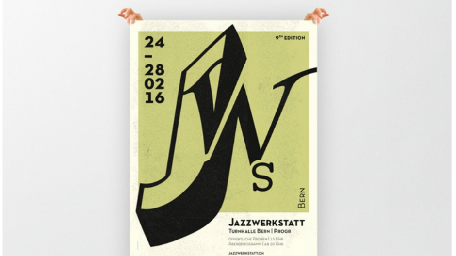 Foreground: Markenauftritt der Jazzwerkstatt Bern kreiert