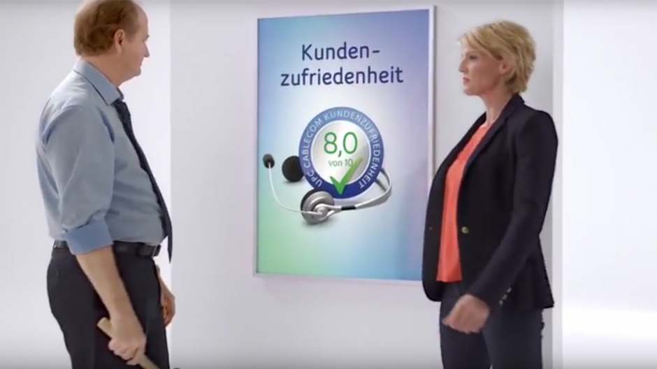 UPC Cablecom: CEO tritt zum dritten Mal im TV-Spot auf