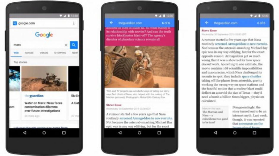 Google: Google startet mit AMP