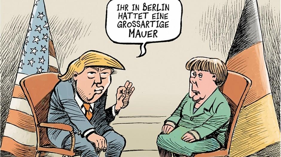 Museum für Kommunikation: 50 Karikaturisten zeichnen das Jahr 2017
