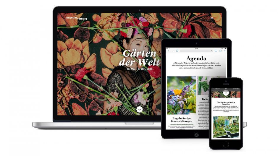 Equipe: Blumige Microsite für die Gärten der Welt