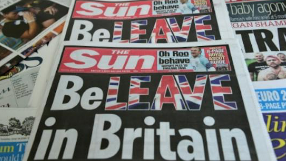 The Sun: Grosse Brexit-Kampagne in «The Sun»