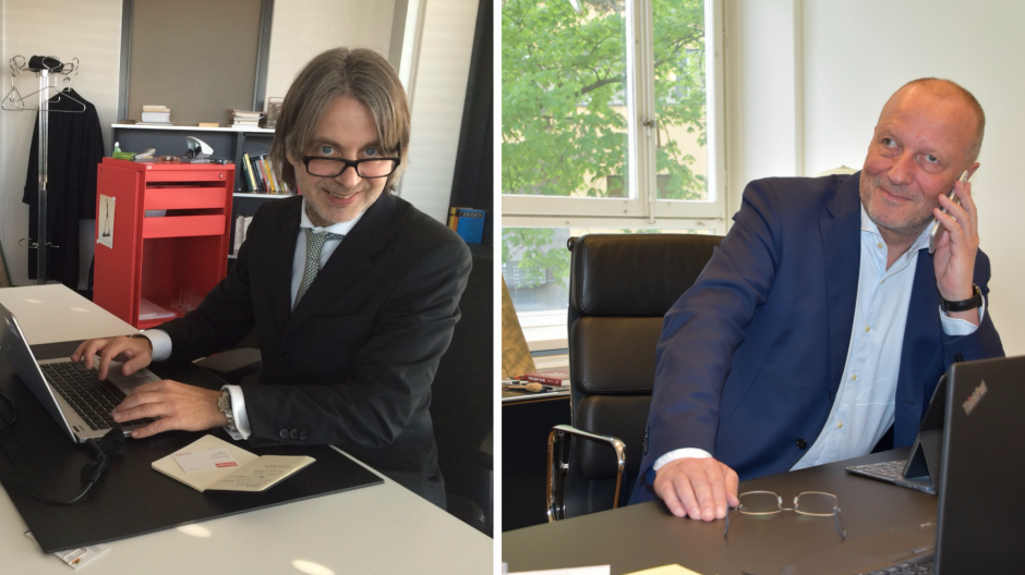 Verkehrte Welten: Roger De Weck und Frank Bodin tauschen die Jobs