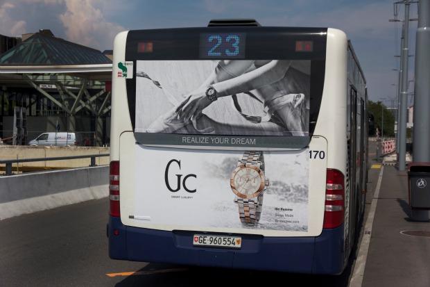 Gc: Schweizer Uhrenmarke setzt auf Strassenbahn-Branding 