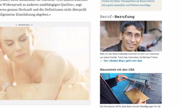 20 Minuten und Newsnet: Werbevideo verschwindet nach dem Anschauen