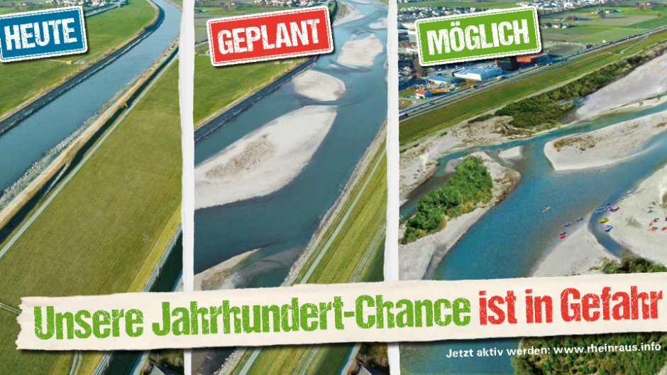 Spinas Civil Voices: Der St. Galler Rhein soll naturnah bleiben