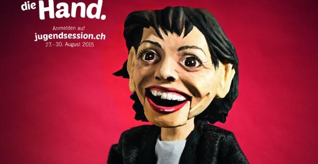 Leo Burnett Schweiz: Bundesräte auf Händen von Jugendlichen