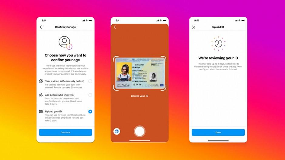 Instagram: Alters-Check mittels Gesichtserkennung