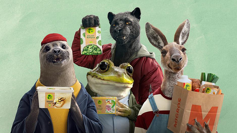 Thjnk Zürich: Animonials zeigen ihre Bio-Lieblingsprodukte