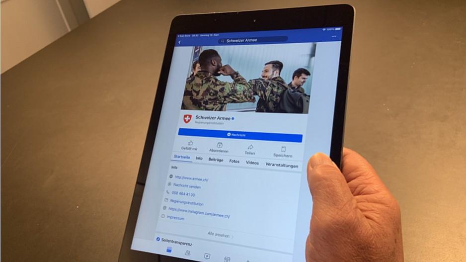 Verteidigungsdepartement: Armee betreibt knapp 250 Social-Media-Kanäle
