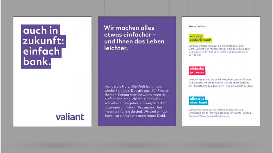 MetaDesign: Komprimierte verbale Botschaften und eine einfache Sprache