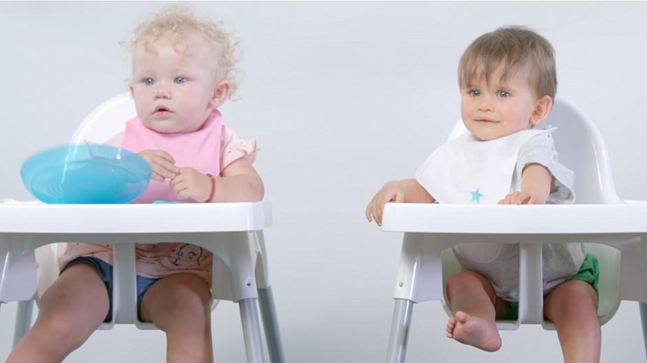 Mind Studios: Babys beurteilen die Quetschbeutel von Hero