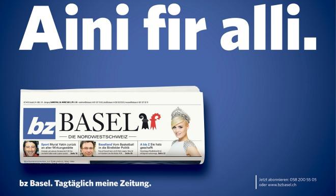 CR Basel: "Aini fir alli" ist "allewyyl aschuur".