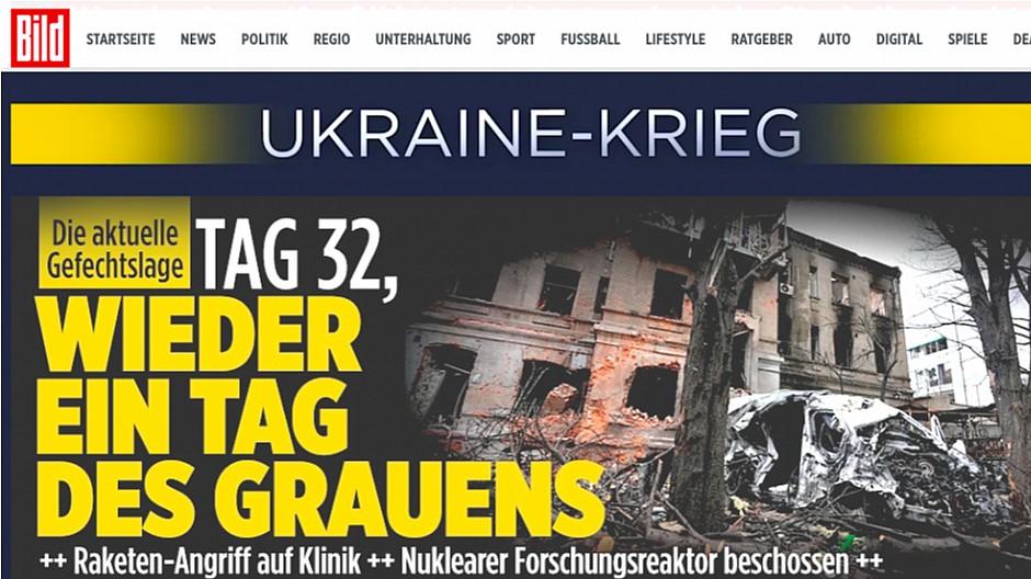 Ukraine-Krieg: Bild.de in Russland gesperrt