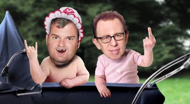The Satirical Madness: Giacobbo/Müller als unflätige Babys