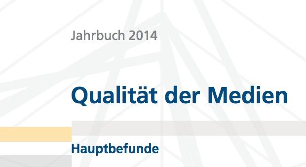 FÖG: Erneut sinkende Qualität der Schweizer Medien
