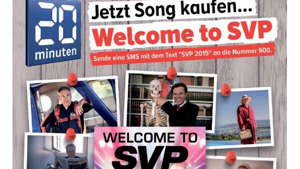 Tamedia: Seite 1 und 2 im Namen der SVP