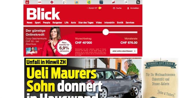 Ringier: Blick.ch spart sich den Lead