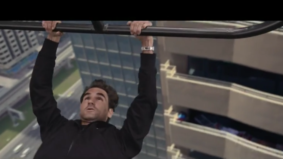 TBWA\Zürich: Roger Federer springt für Sunrise vom Dach