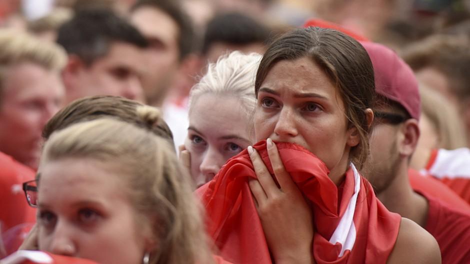 Fussball-WM: Bis zu 1,6 Millionen sehen Schweiz-Niederlage