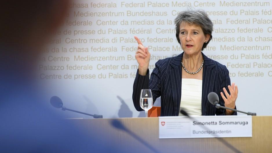 RTS: Bundespräsidentin Sommaruga schaltet sich ein
