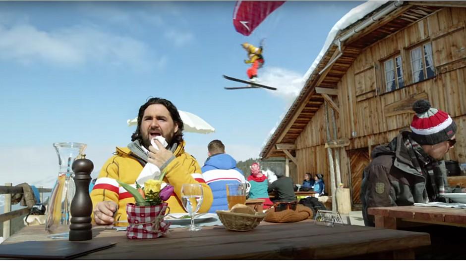 Schweiz Tourismus: Chiller Bruno und sein Double Albert