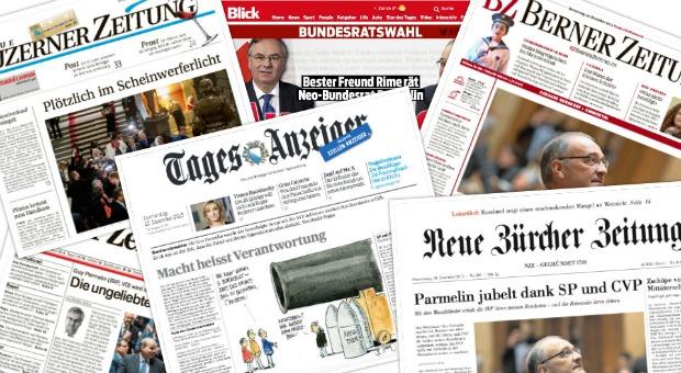 Bundesratswahlen: Wie die Zeitungen Parmelins Wahl kommentieren