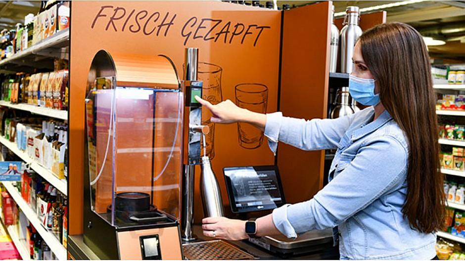 Weniger Abfall: Coop lanciert Abfüllstationen für Bier