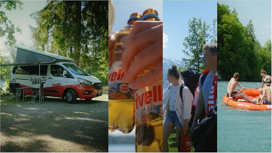 Freundliche Grüsse: Daheim am Wasser mit Rivella