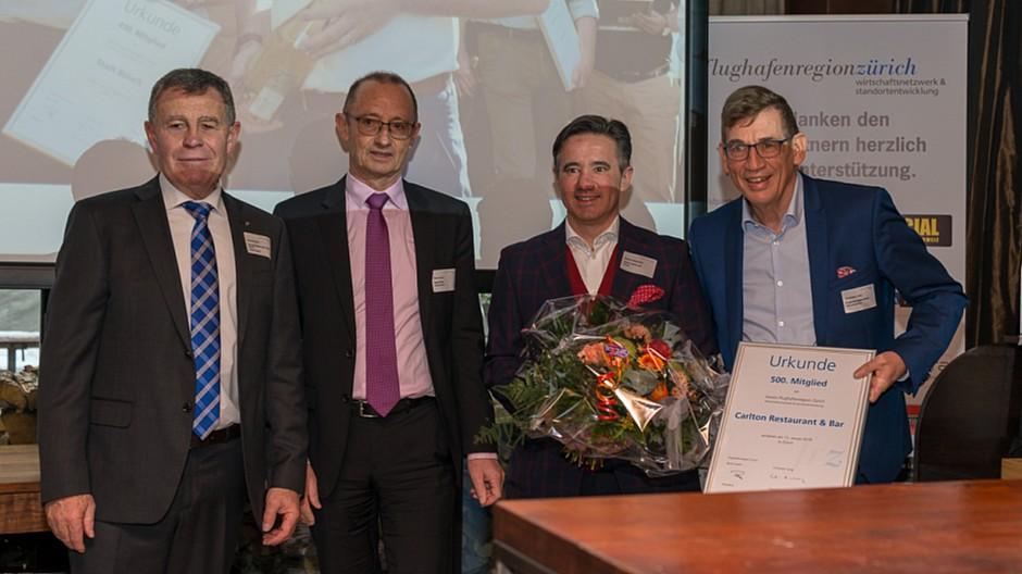 Verein Flughafenregion Zürich: Das 500. Vereinsmitglied begrüsst