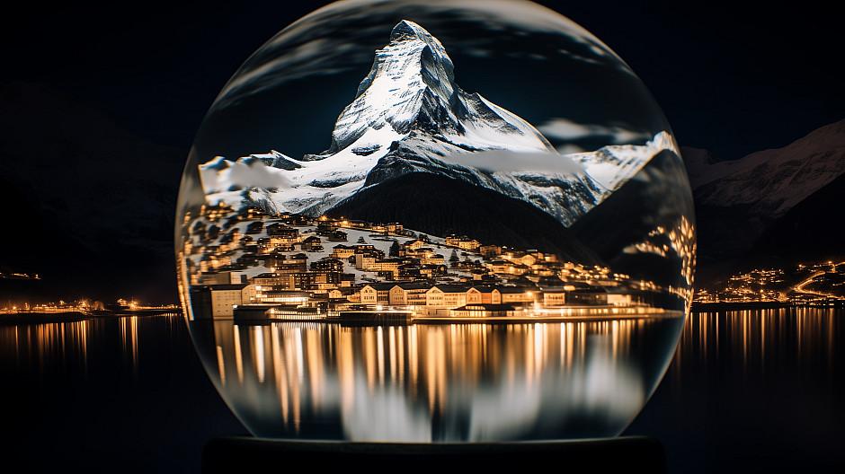 Zermatt Tourismus: Das Matterhorn auf dem Vierwaldstättersee