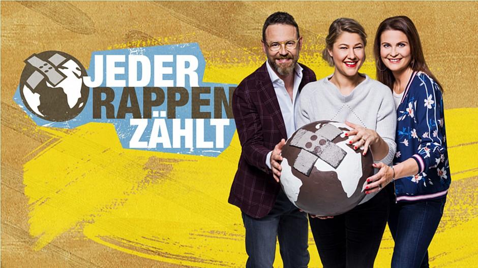 Jeder Rappen zählt: Das Moderationstrio zieht in die Glasbox