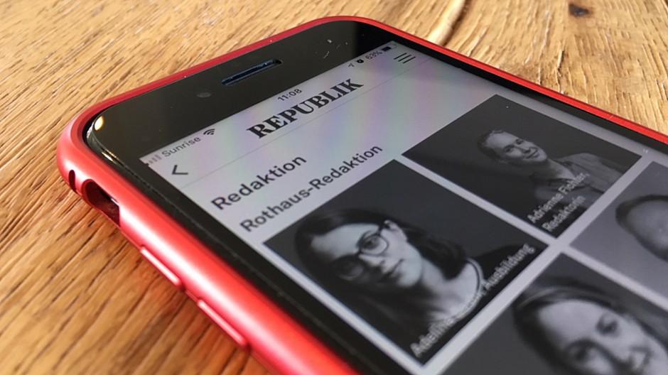 Republik: Das Onlinemagazin hat nun eine App