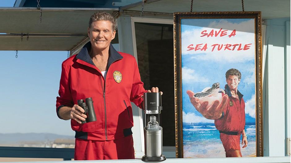 SodaStream: David Hasselhoff rettet Meeresschildkröten