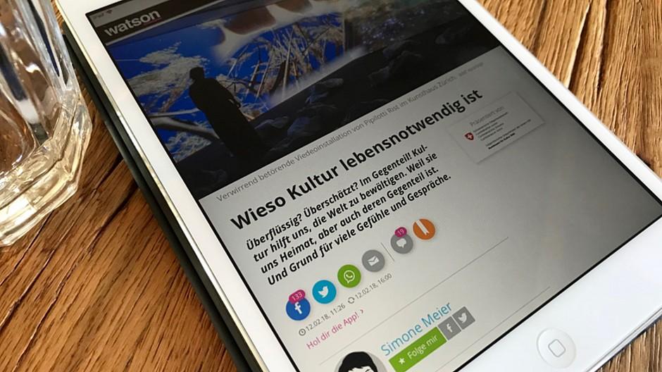 Kommerzielle Kommunikation: Der Bund kauft Native Ad bei «Watson»