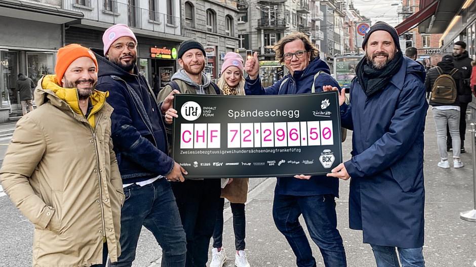 Inhalt und Form: Dicker Batzen für die Bar- und Clubkommission