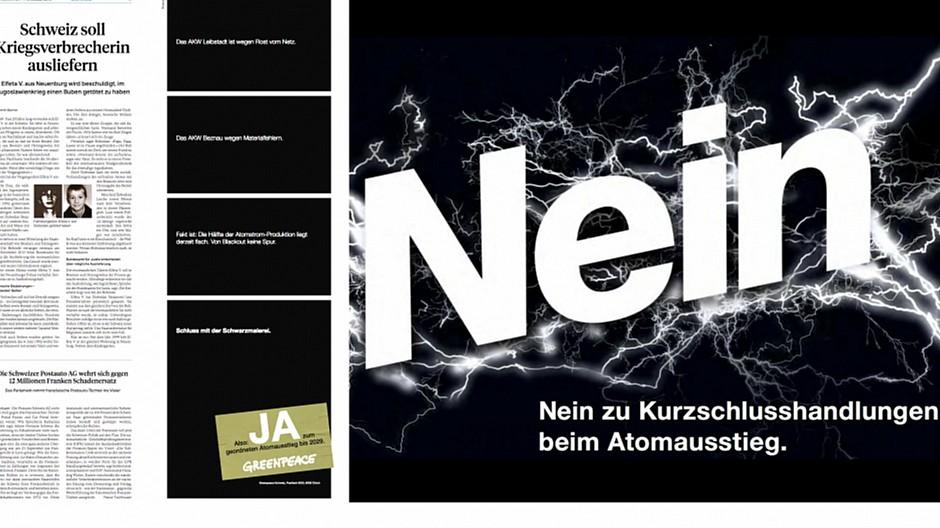 Teaserkampagen: Die «gekidnappte» Kampagne der Atombefürworter
