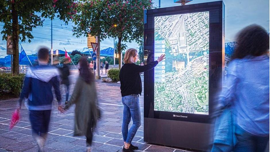 Clear Channel: Digitales Angebot in Luzern ausgebaut