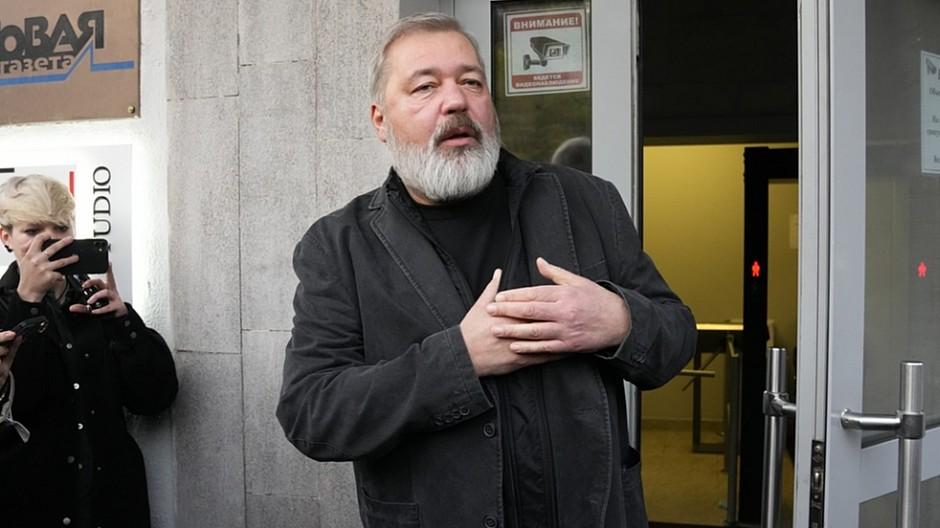 Ukraine-Krieg: Dmitri Muratow spendet Nobelpreis für Flüchtlinge